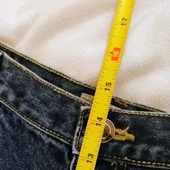 St. John's Bay Dark Blue Straight Leg Jeans - Picture 9 of 10